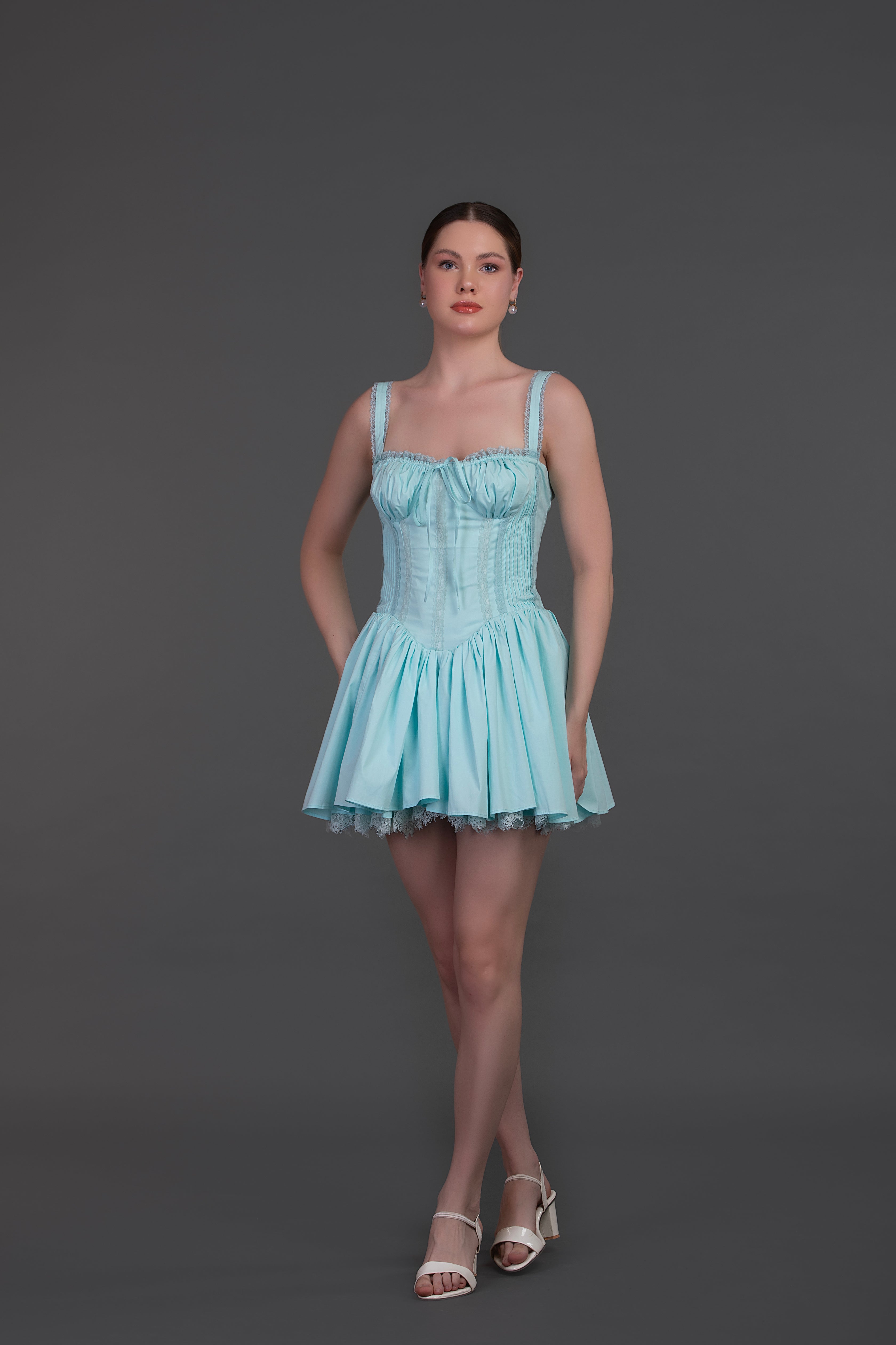 Columbia blue mini dress