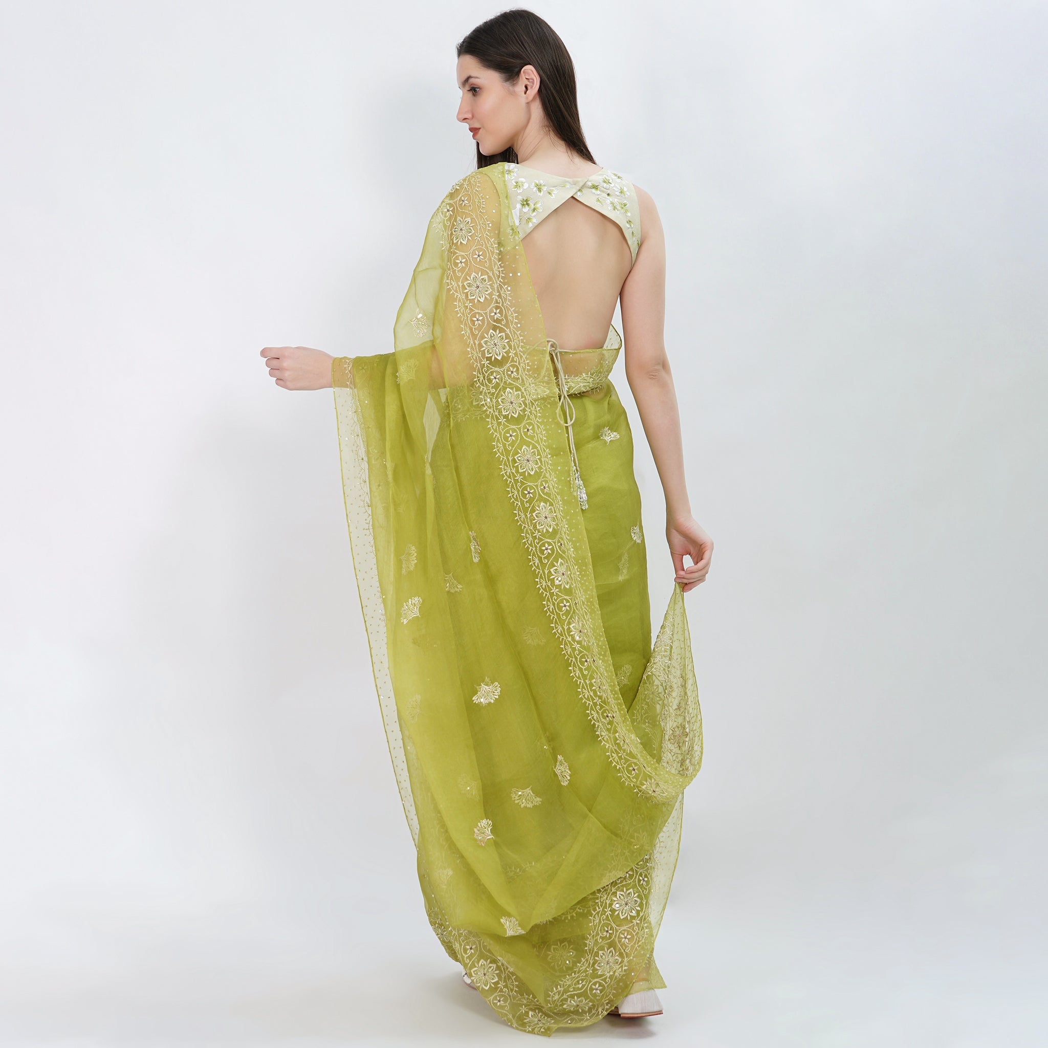 Lime light saree